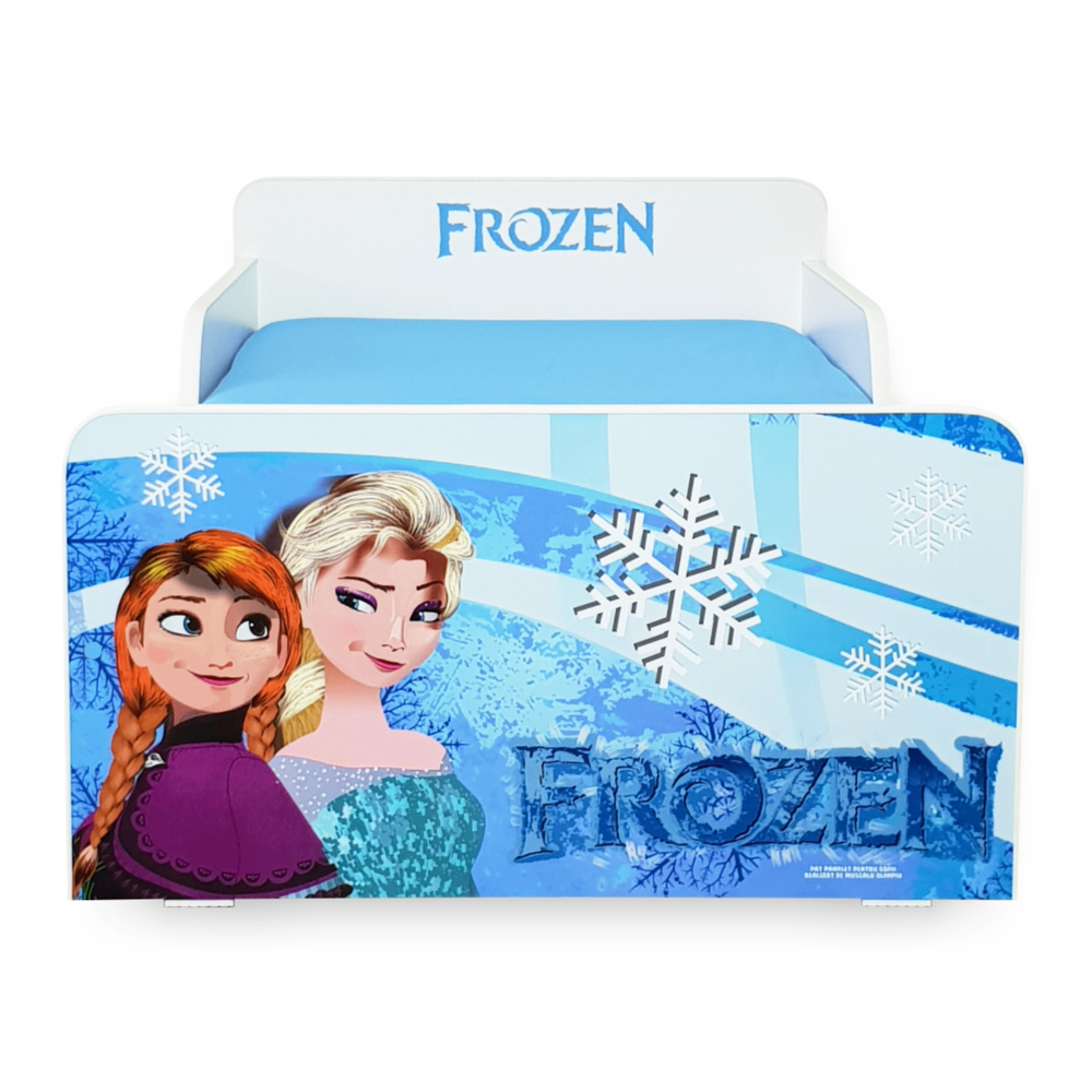 Pat copii Start Frozen 2-12 ani cu saltea cadou