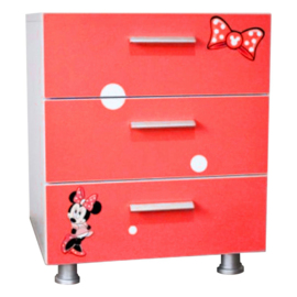 Comoda fetite Minnie Rosu