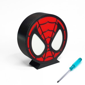 Lampa de veghe personalizata 'Spiderman' - cu baterii 3 x AAA