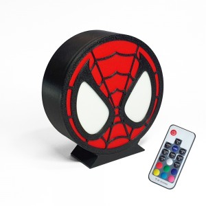 Lampa de veghe Spiderman, cu telecomanda