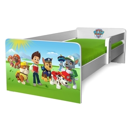 Pat copii Paw Patrol P1 2-8 ani cu protectie laterala detasabila