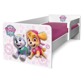 Pat copii Paw Patrol Pink P1 2-12 ani cu protectie laterala