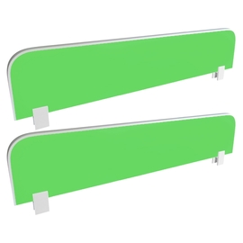 Set 2 paravane detasabile protectie pat copii - Verde 70 x 14 cm
